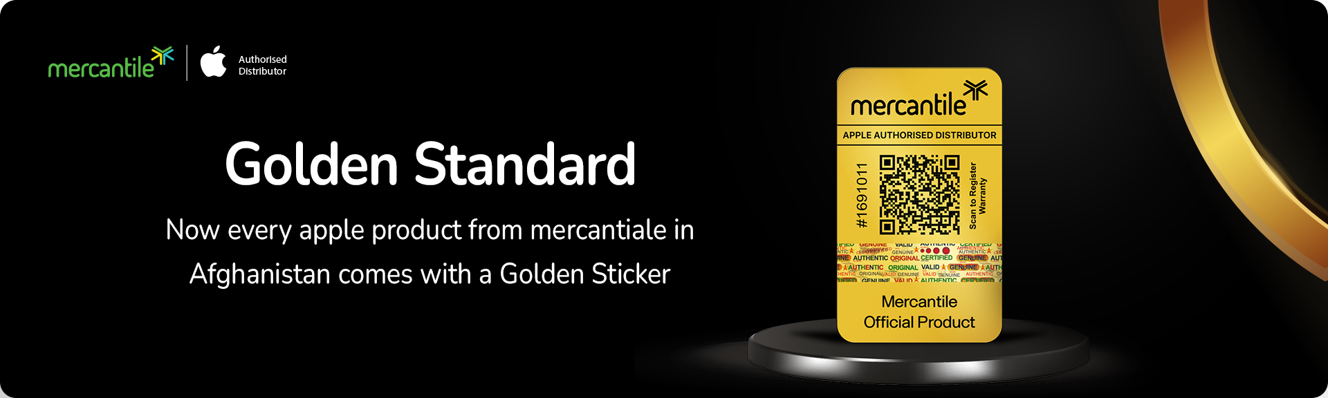 Mercantile Golden Sticker