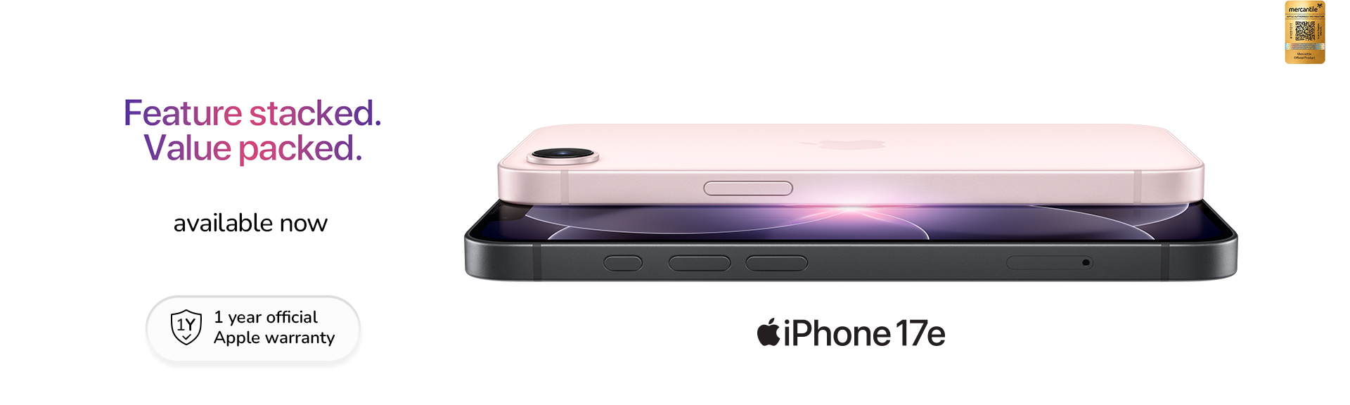 iPhone 17e Available now